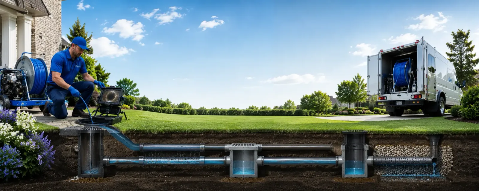 Outdoor drain cleaning information for Kelly, WY